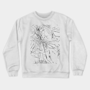 Broken glass texture Crewneck Sweatshirt